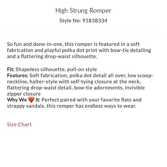 Free People High Strung Romper-Ivory/Burgundy Polka Dot NWOT - Picture 4 of 7